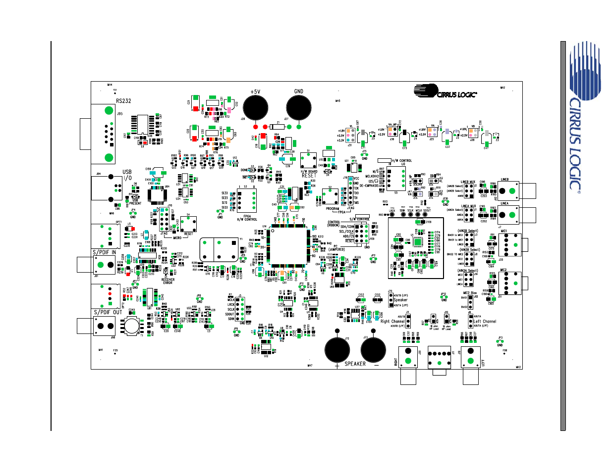 Board layout, Figure 34. silk screen, Figure 34.silk screen | Cirrus Logic CDB53L21 User Manual | Page 30 / 33