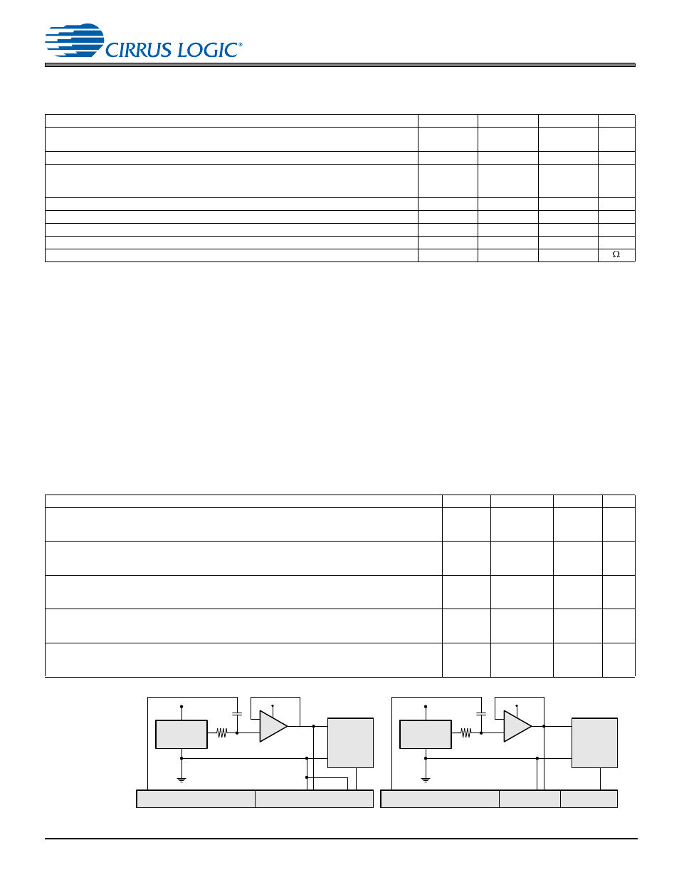 Table 3-6. mic bias characteristics, Cs53l30 | Cirrus Logic CS53L30 User Manual | Page 11 / 67