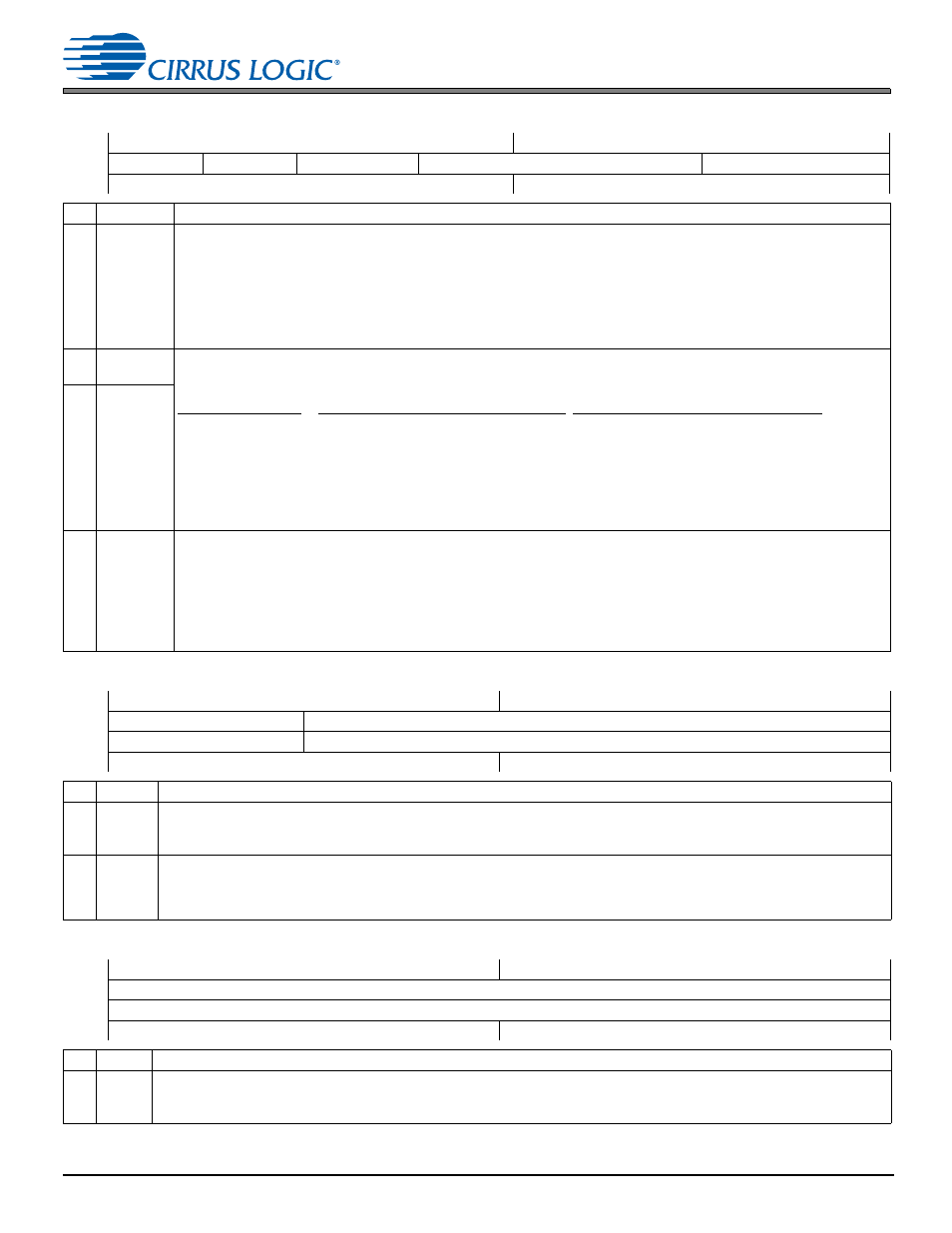32 adc2 noise gate control, 33 adc2a/2b afe control, 34 adc2a/2b digital volume | A_pr, Mp[1, A_pga, B_pr, B_pga, Adc2x_vol, Adc2x_pga_vol | Cirrus Logic CS53L30 User Manual | Page 56 / 67