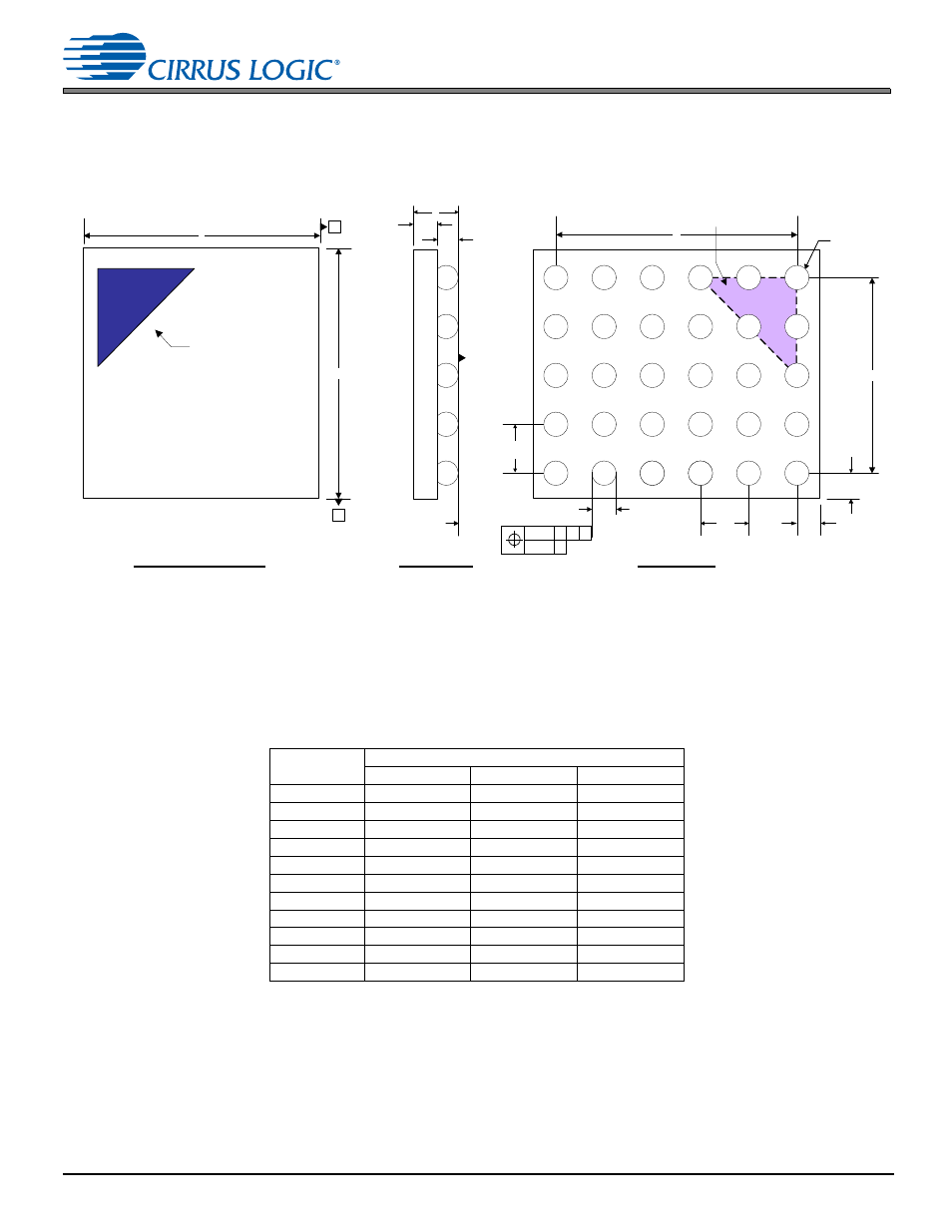 10 package dimensions, 1 wlcsp package, 0 package dimensions | Cs53l30 | Cirrus Logic CS53L30 User Manual | Page 65 / 67
