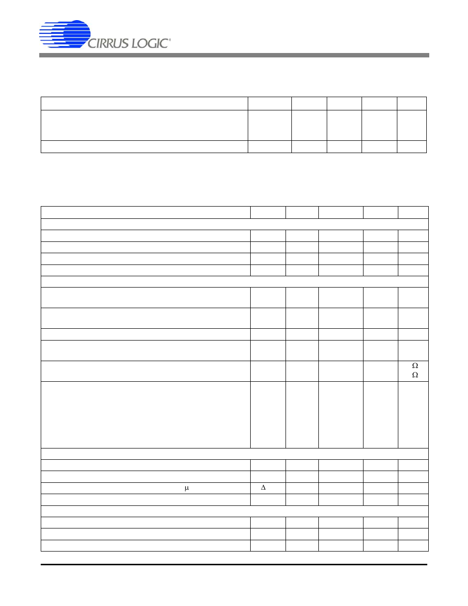 Characteristics and specifications, Recommended operating conditions, Analog characteristics | Cs5451a | Cirrus Logic CS5451A User Manual | Page 4 / 14