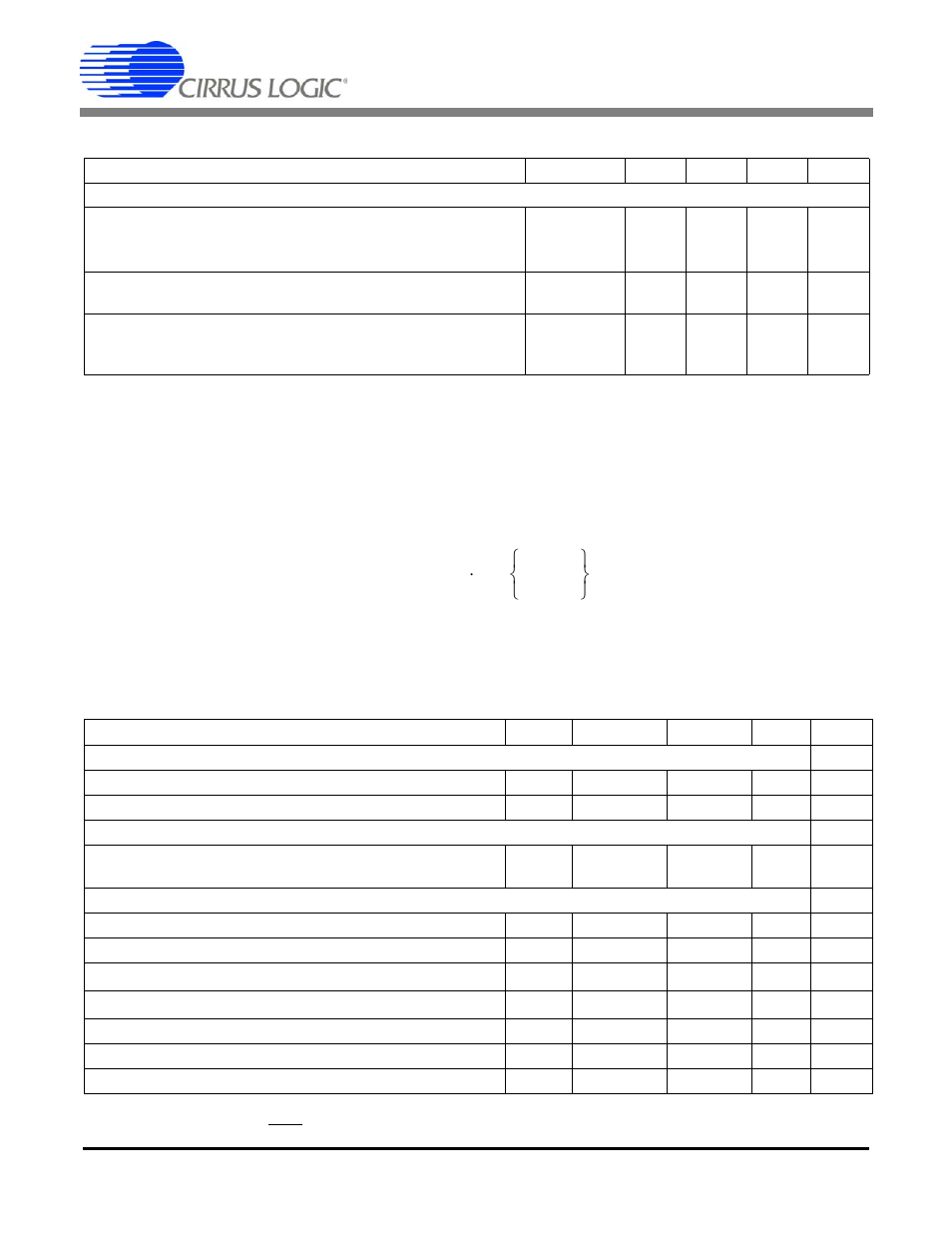 Analog characteristics, Digital characteristics, Cs5451a | Cirrus Logic CS5451A User Manual | Page 5 / 14