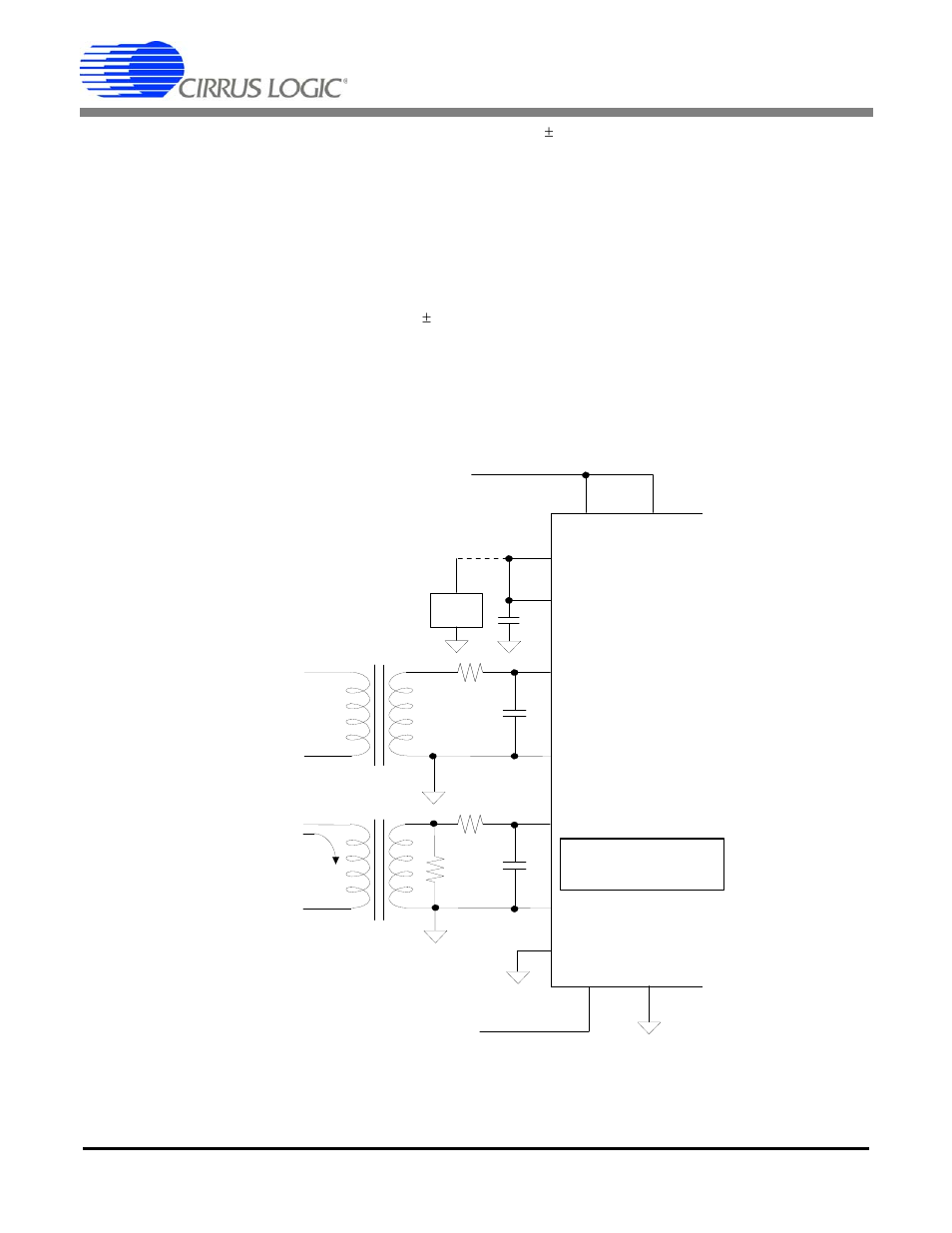 Theory of operation, Figure 2. typical connection diagram, Cs5451a | Cirrus Logic CS5451A User Manual | Page 8 / 14