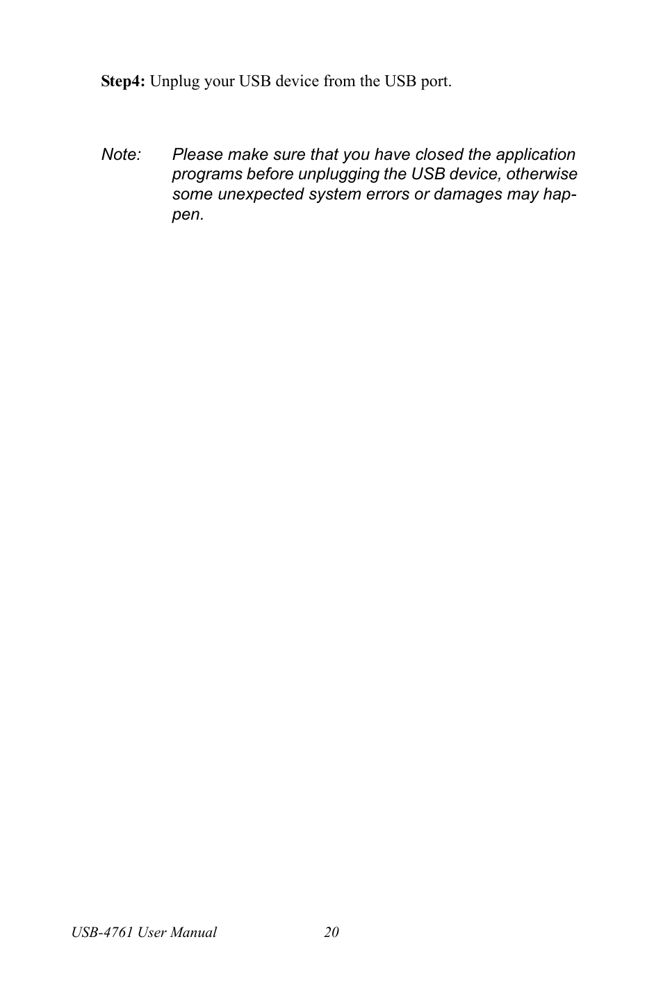 Advantech Network Device USB-4761 User Manual | Page 26 / 38