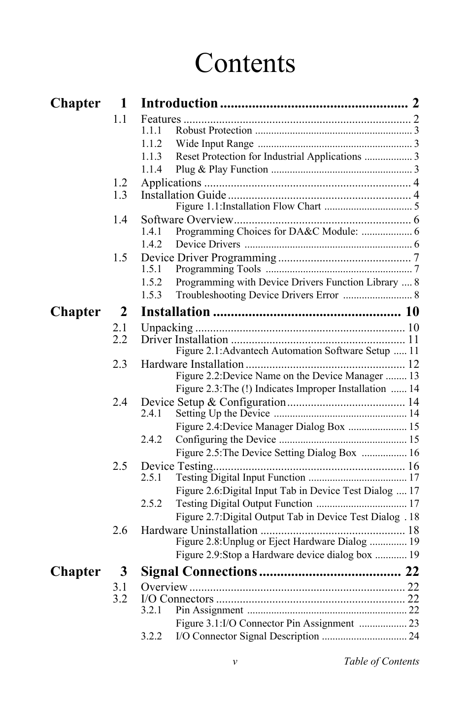 Advantech Network Device USB-4761 User Manual | Page 5 / 38