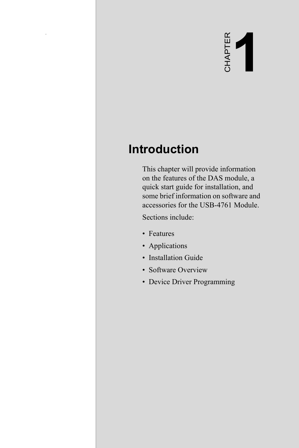 Advantech Network Device USB-4761 User Manual | Page 7 / 38