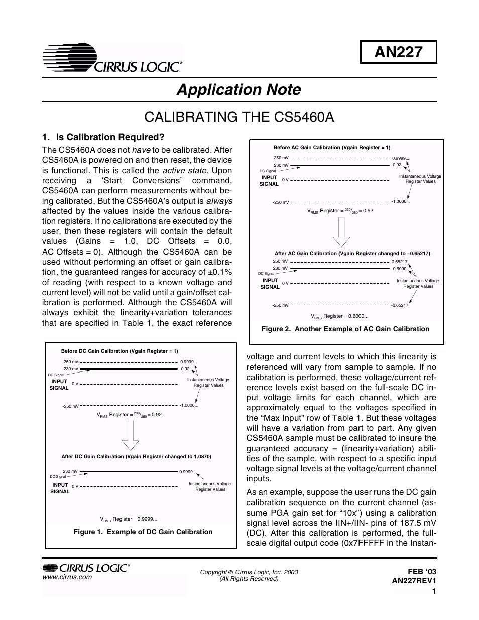 Cirrus Logic AN227 User Manual | 4 pages