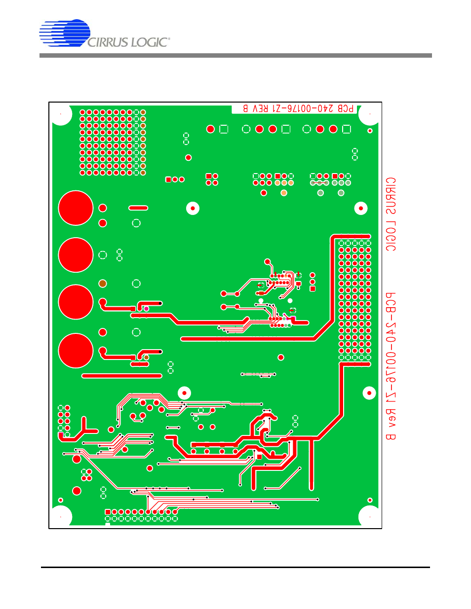 Figure 25. bottom routing, Cdb5460au | Cirrus Logic CDB5460AU User Manual | Page 35 / 38