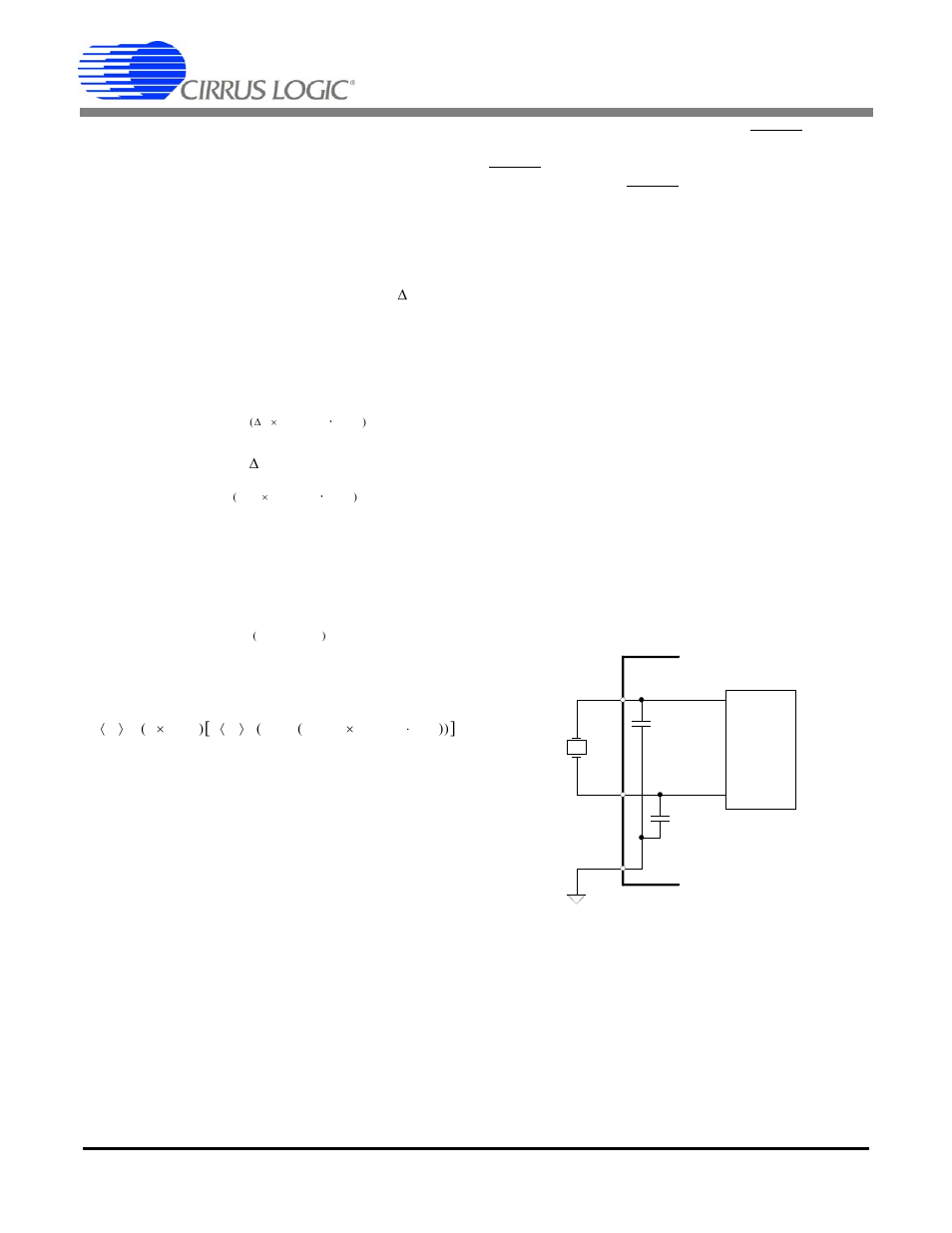 8 voltage reference, 9 system initialization, 10 power-down states | 11 oscillator characteristics, Figure 8. oscillator connection, Cs5461a | Cirrus Logic CS5461A User Manual | Page 20 / 44
