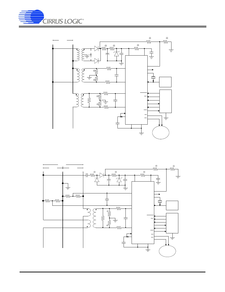 Figure 17. typical connection diagram (single, Figure 16. typical connection diagram (single, Cs5461a | Cirrus Logic CS5461A User Manual | Page 40 / 44