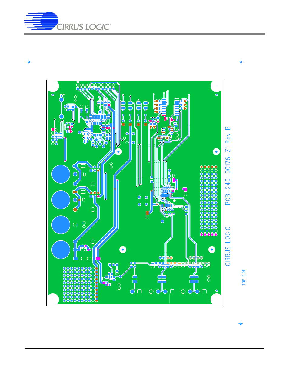 Figure 23. topside layer, Cdb5461au | Cirrus Logic CDB5461AU User Manual | Page 33 / 36