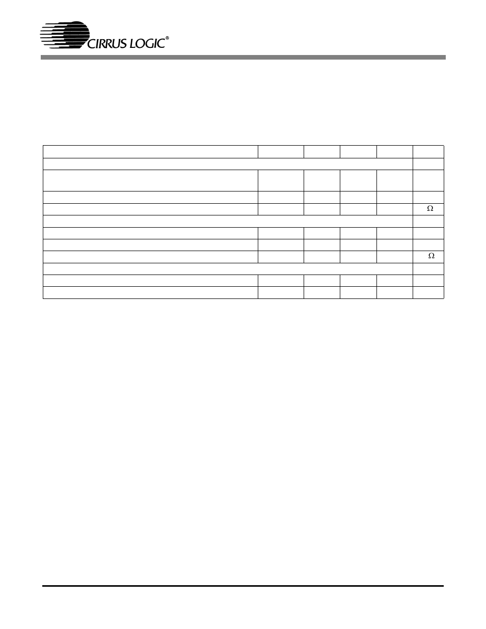 Characteristics/specifications, Analog characteristics, Cs5462 | Cirrus Logic CS5462 User Manual | Page 5 / 16