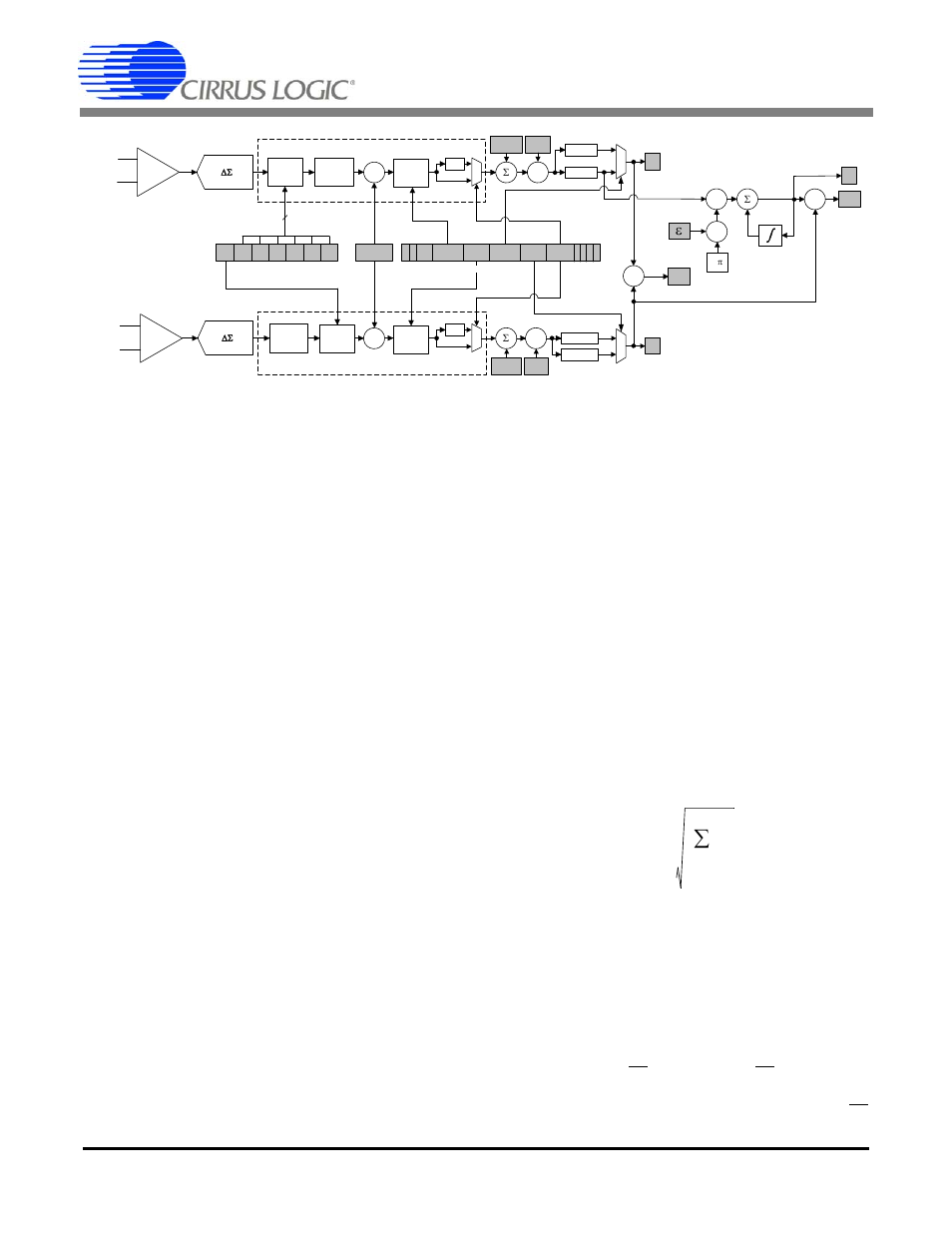 Theory of operation, 1 digital filters, 2 voltage and current measurements | 3 power measurements, Figure 3. data measurement flow diagram, Cs5463, And i, Using v, And v | Cirrus Logic CS5463 User Manual | Page 14 / 46