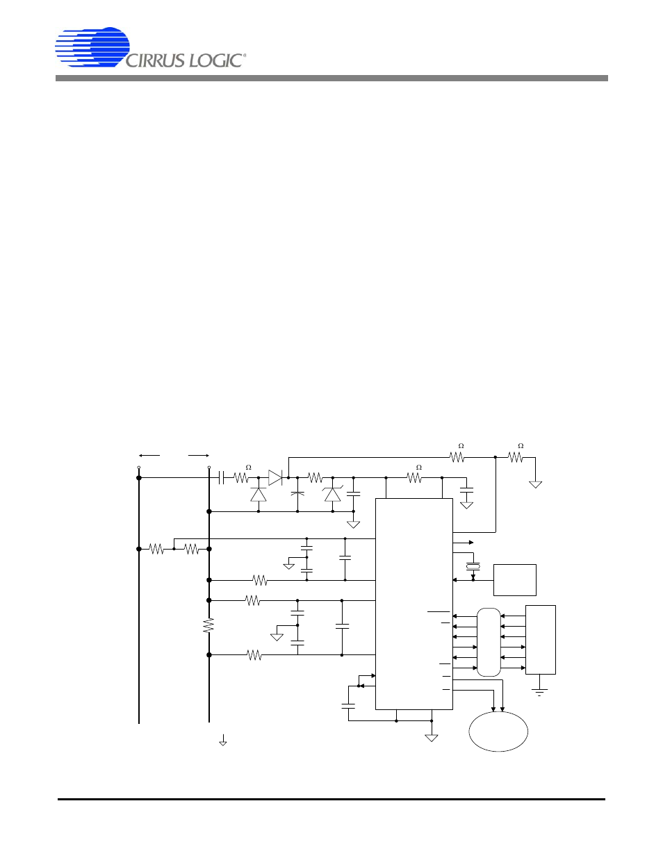 Basic application circuits, Figure 18. typical connection diagram (single-p, Cs5463 | Cirrus Logic CS5463 User Manual | Page 41 / 46