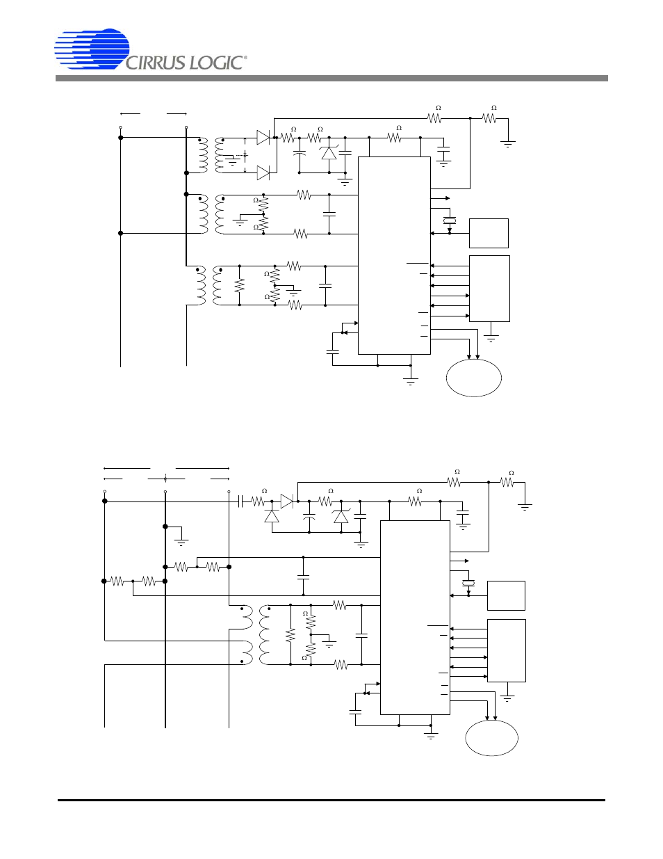 Figure 20. typical connection diagram (single-p, Figure 19. typical connection diagram (single-p, Figure 19 | Figure 20, Cs5463 | Cirrus Logic CS5463 User Manual | Page 42 / 46