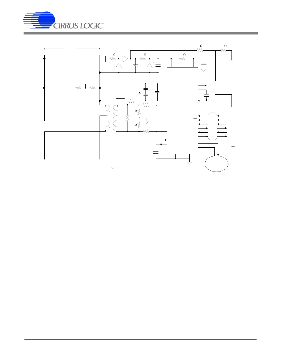 Figure 21. typical connection diagram (single-p, Figure 21, Cs5463 | Cirrus Logic CS5463 User Manual | Page 43 / 46