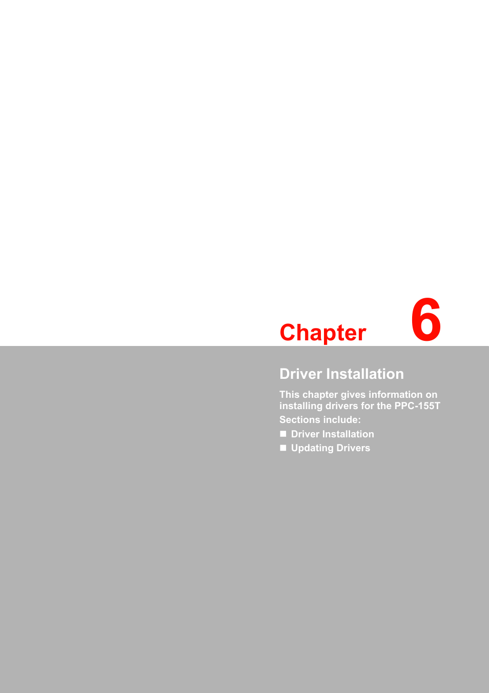 Chapter | Advantech PPC-155T User Manual | Page 49 / 68