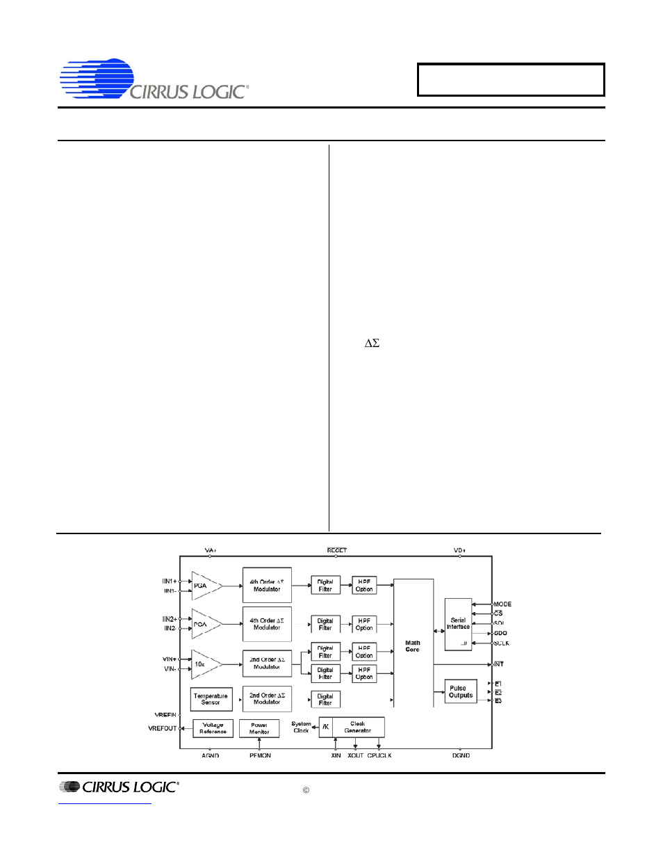 Cirrus Logic CS5464 User Manual | 46 pages