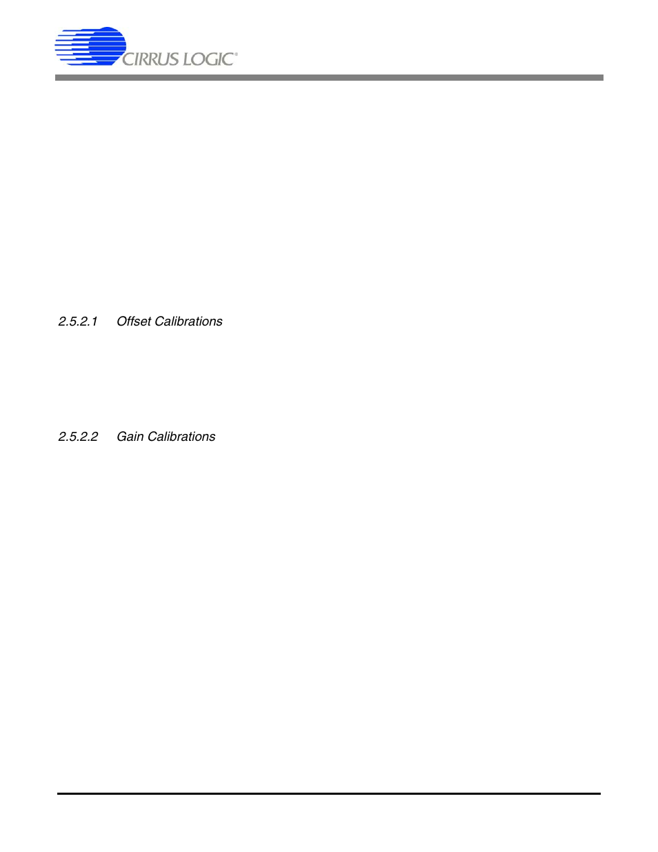 1 offset / gain register, 2 performing calibrations, 1 offset calibrations | 2 gain calibrations, Cdb5464u | Cirrus Logic CDB5464U User Manual | Page 15 / 38