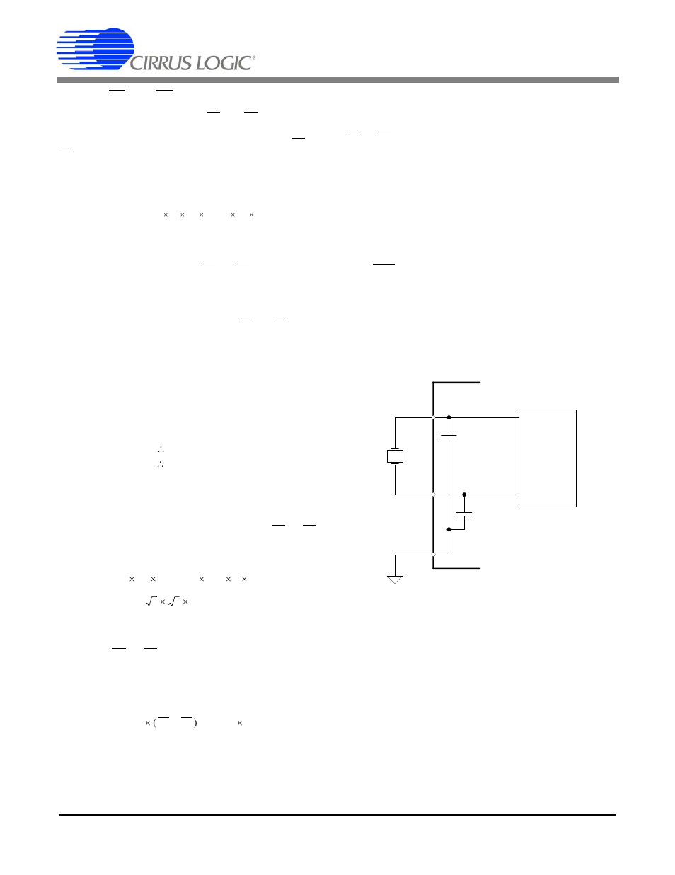 5 e1 and e2 frequency calculation, 4 energy direction indicator, 5 power-on reset | 6 oscillator characteristics, Figure 3. oscillator connection, Cs5466 | Cirrus Logic CS5466 User Manual | Page 13 / 16