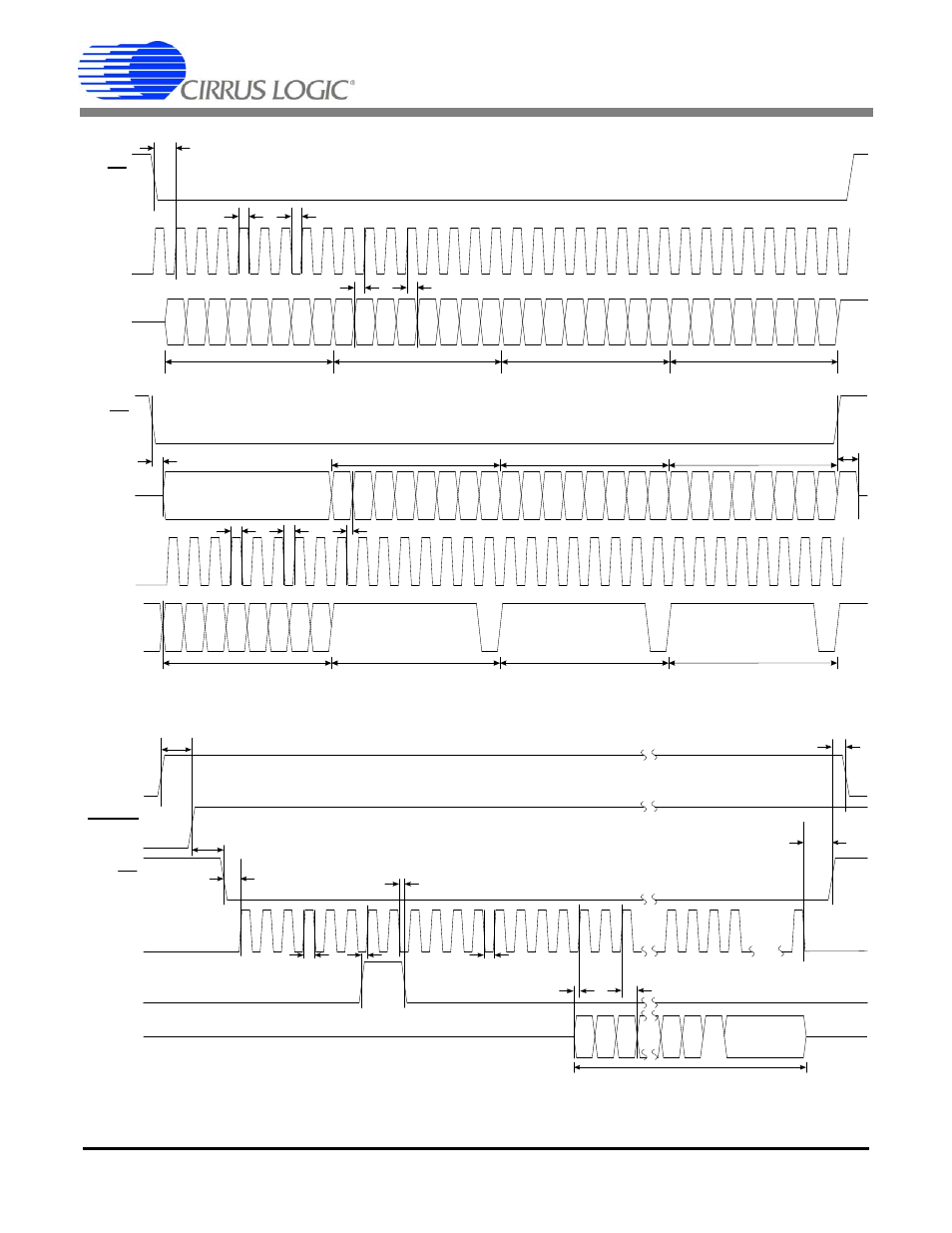 Figure 1. cs5467 read and write timing diagrams, Cs5467, Prom mode sequence timing (not to scale) | Cirrus Logic CS5467 User Manual | Page 12 / 46