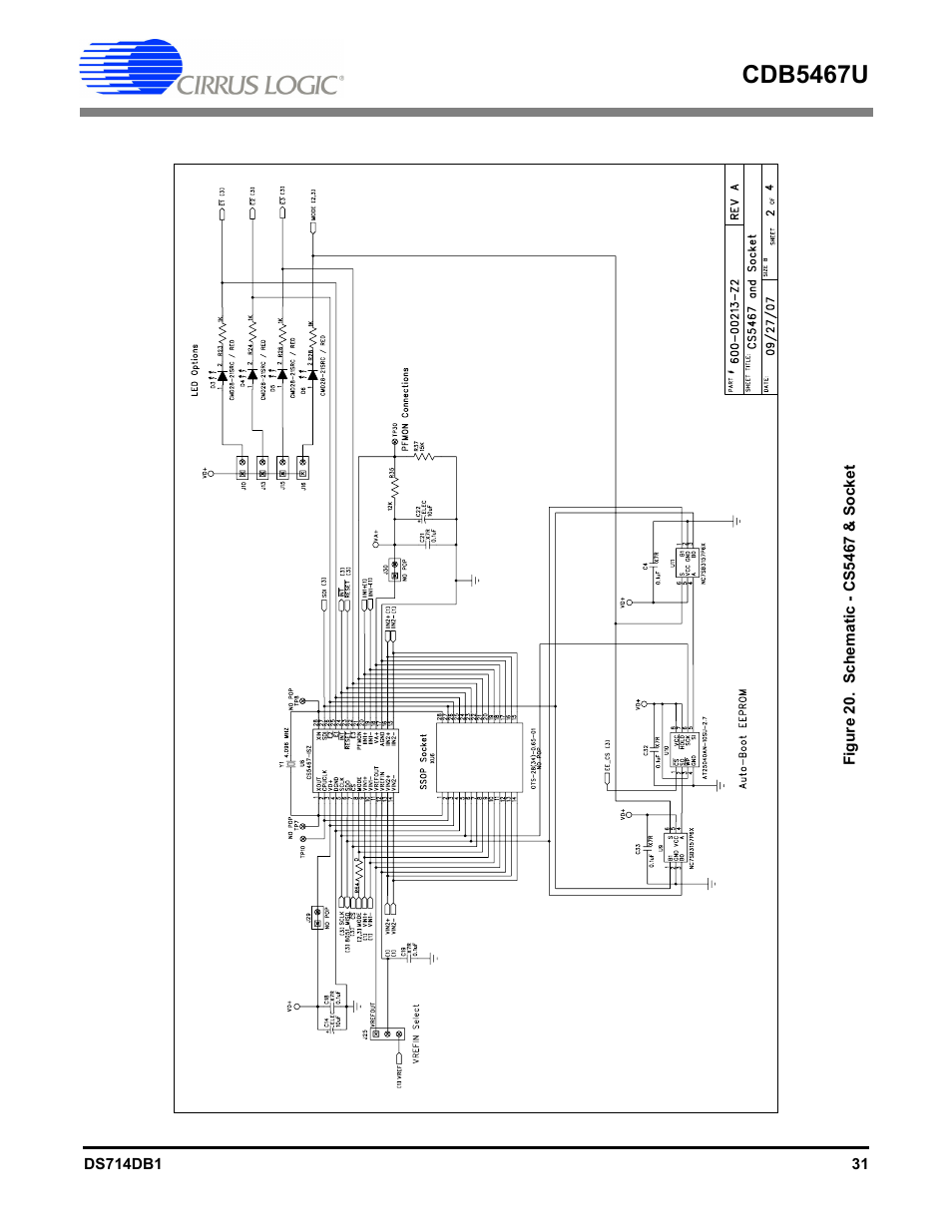 Cdb5467u | Cirrus Logic CDB5467U User Manual | Page 31 / 38