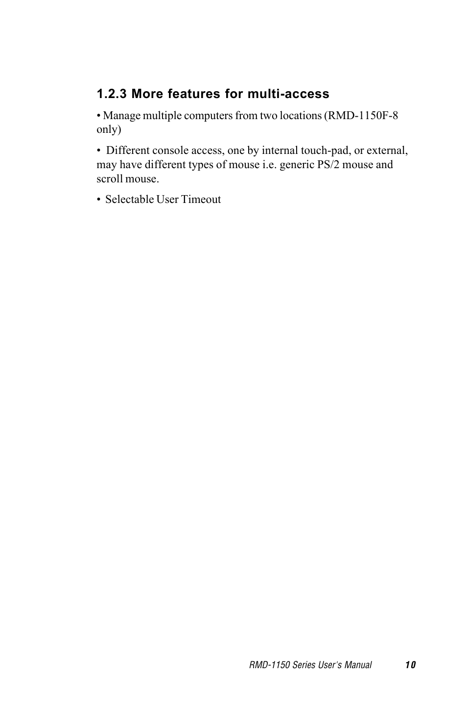 Advantech RMD-1150 User Manual | Page 10 / 38
