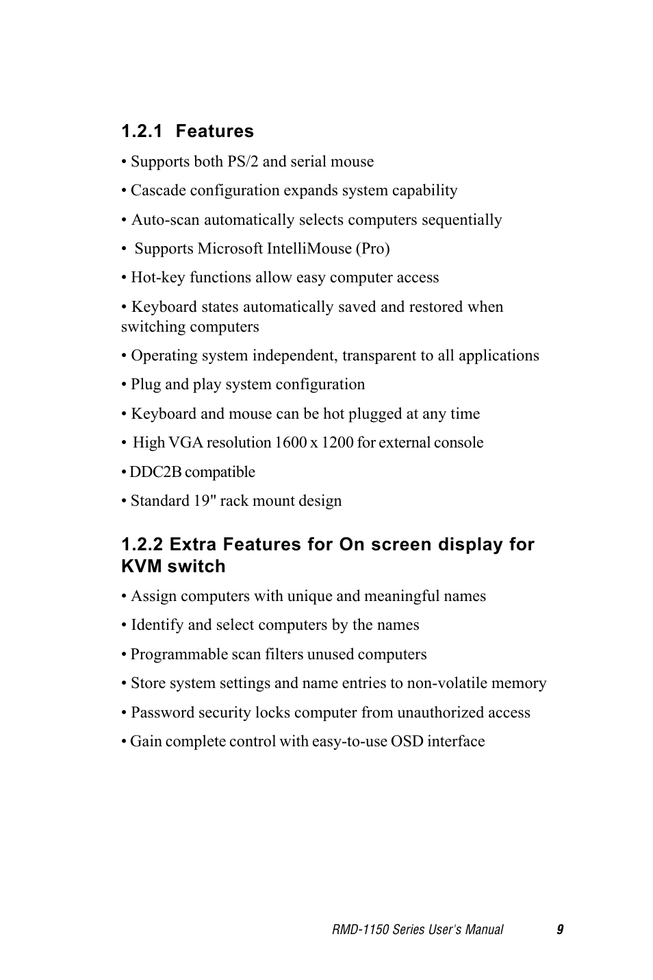 Advantech RMD-1150 User Manual | Page 9 / 38