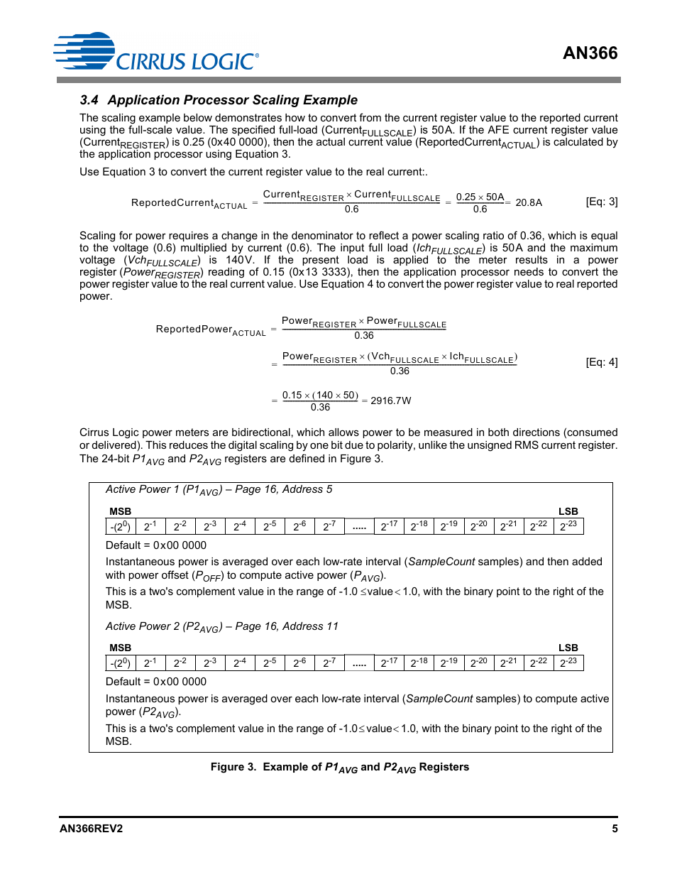 4 application processor scaling example, An366 | Cirrus Logic AN366 User Manual | Page 5 / 50