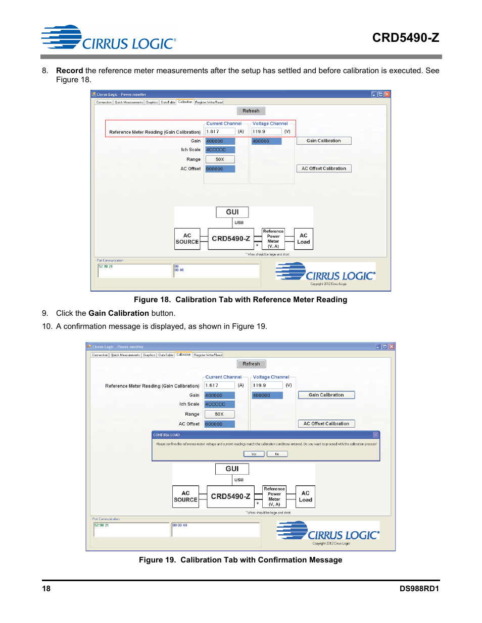 Crd5490-z | Cirrus Logic CRD5490 User Manual | Page 18 / 40