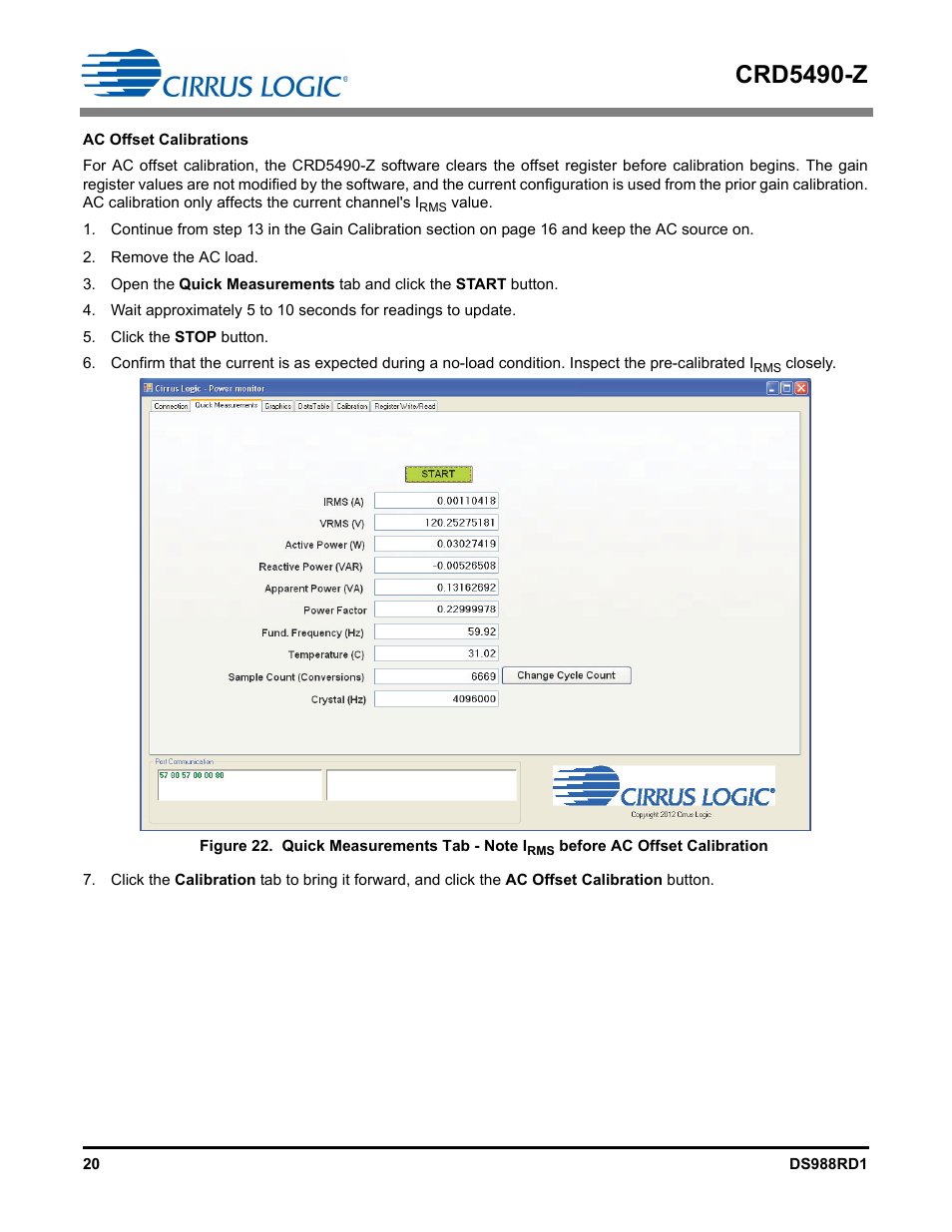 Crd5490-z | Cirrus Logic CRD5490 User Manual | Page 20 / 40