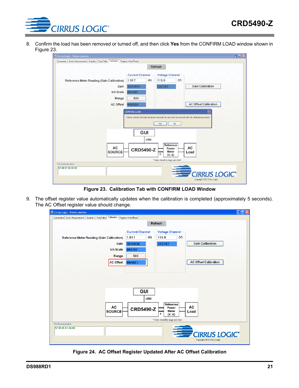 Crd5490-z | Cirrus Logic CRD5490 User Manual | Page 21 / 40