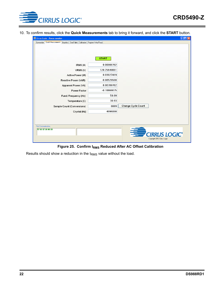 Crd5490-z | Cirrus Logic CRD5490 User Manual | Page 22 / 40