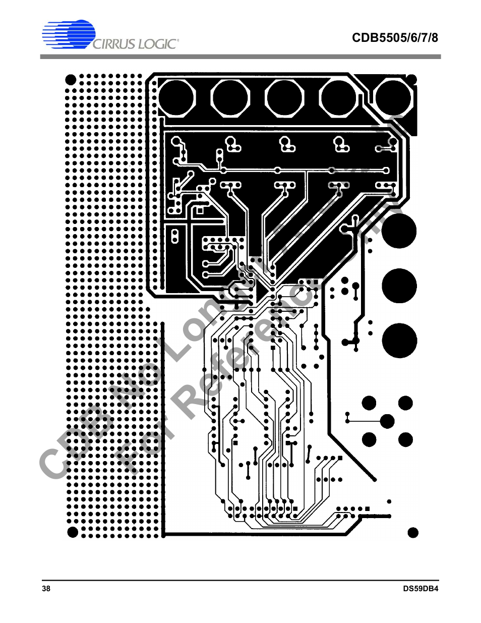 Cdb no longer available for reference only | Cirrus Logic CS5508 User Manual | Page 38 / 40