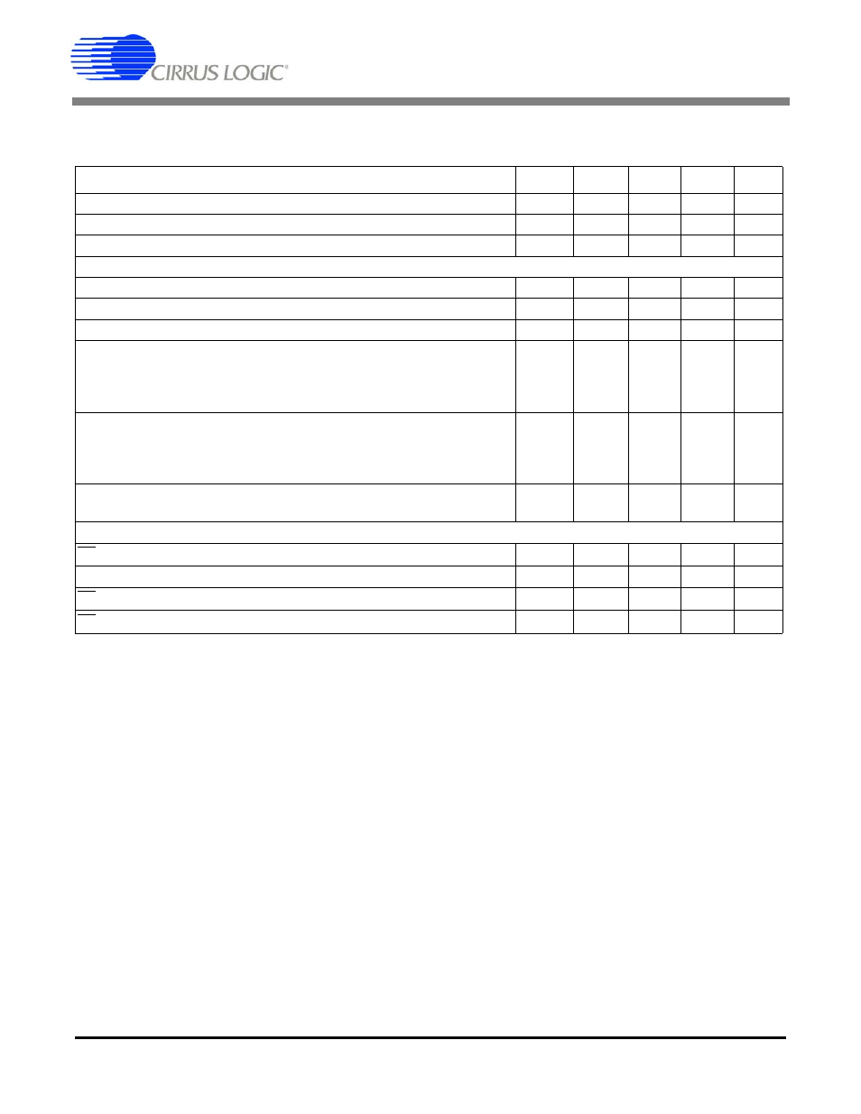 Switching characteristics - cs5511/13 | Cirrus Logic CS5513 User Manual | Page 8 / 26