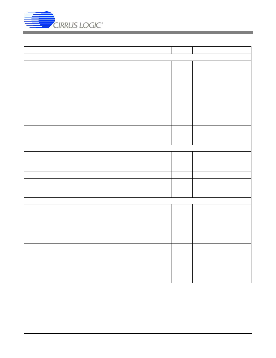 Analog characteristics | Cirrus Logic CS5528 User Manual | Page 6 / 56