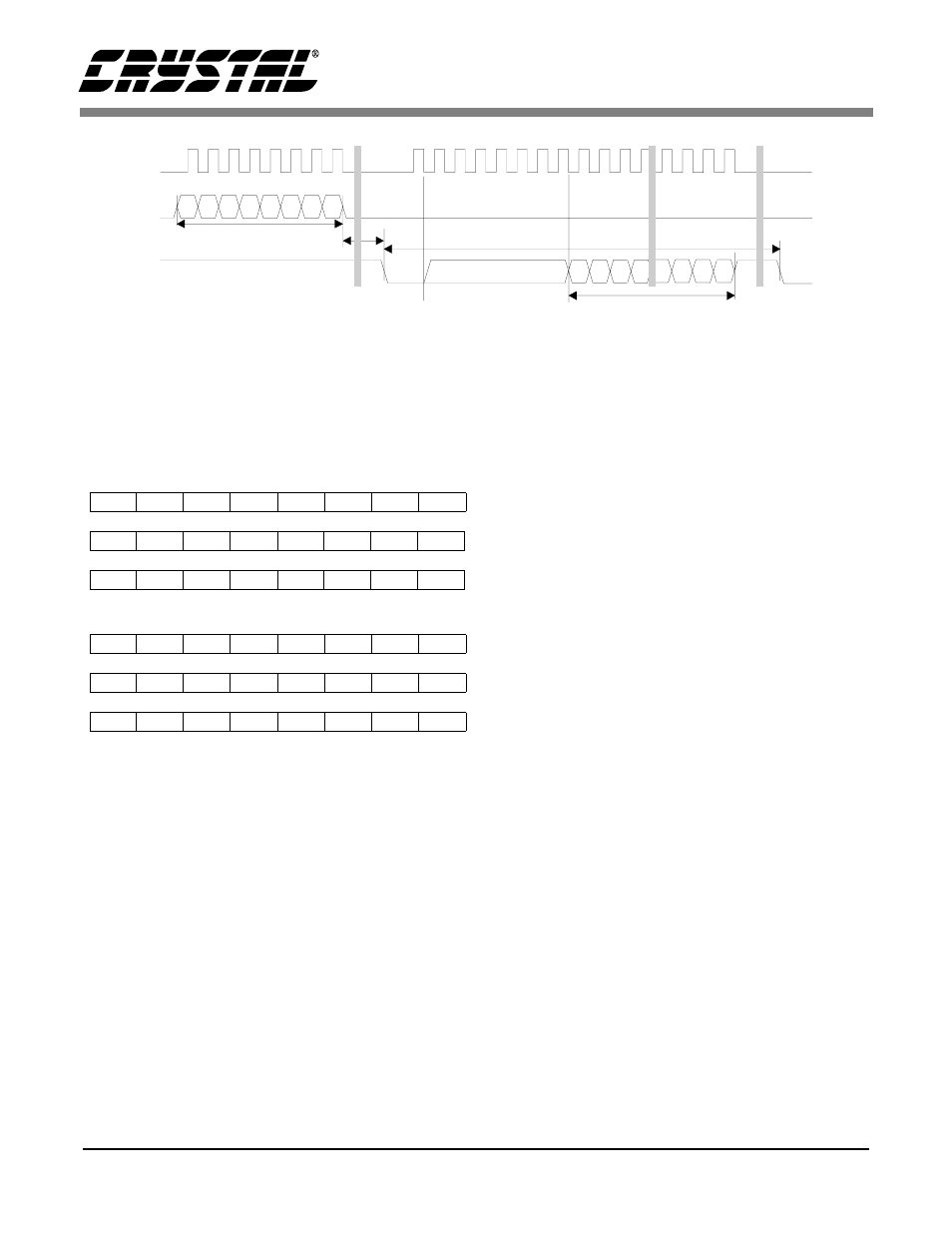 Figure 5. conversion/acquisition cycle timing, Figure 6. bit representation/storage in 68hc05, Conclusion | An131 | Cirrus Logic AN131 User Manual | Page 5 / 14