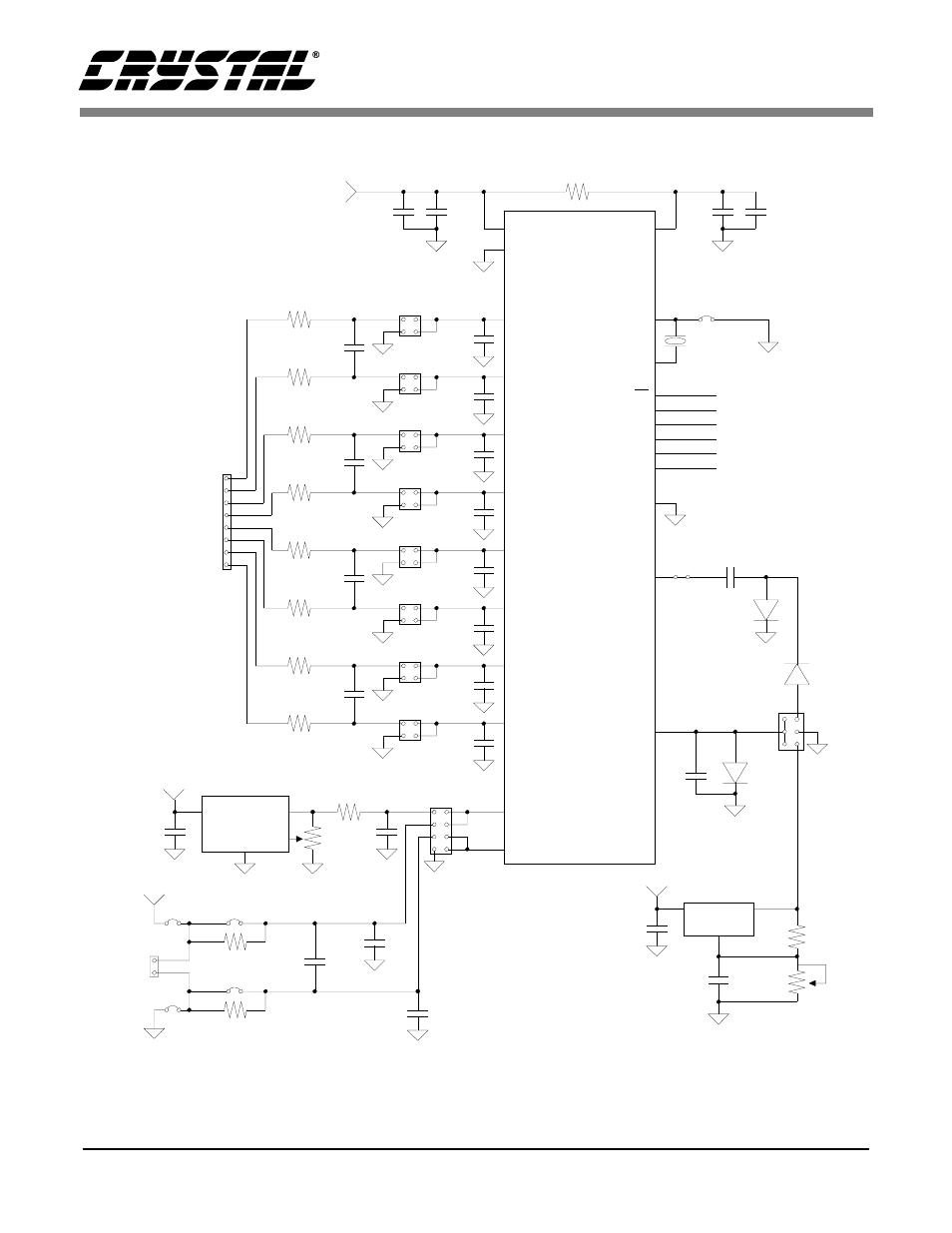 Figure 2. cs5524/28 analog section | Cirrus Logic CDB5528 User Manual | Page 6 / 28
