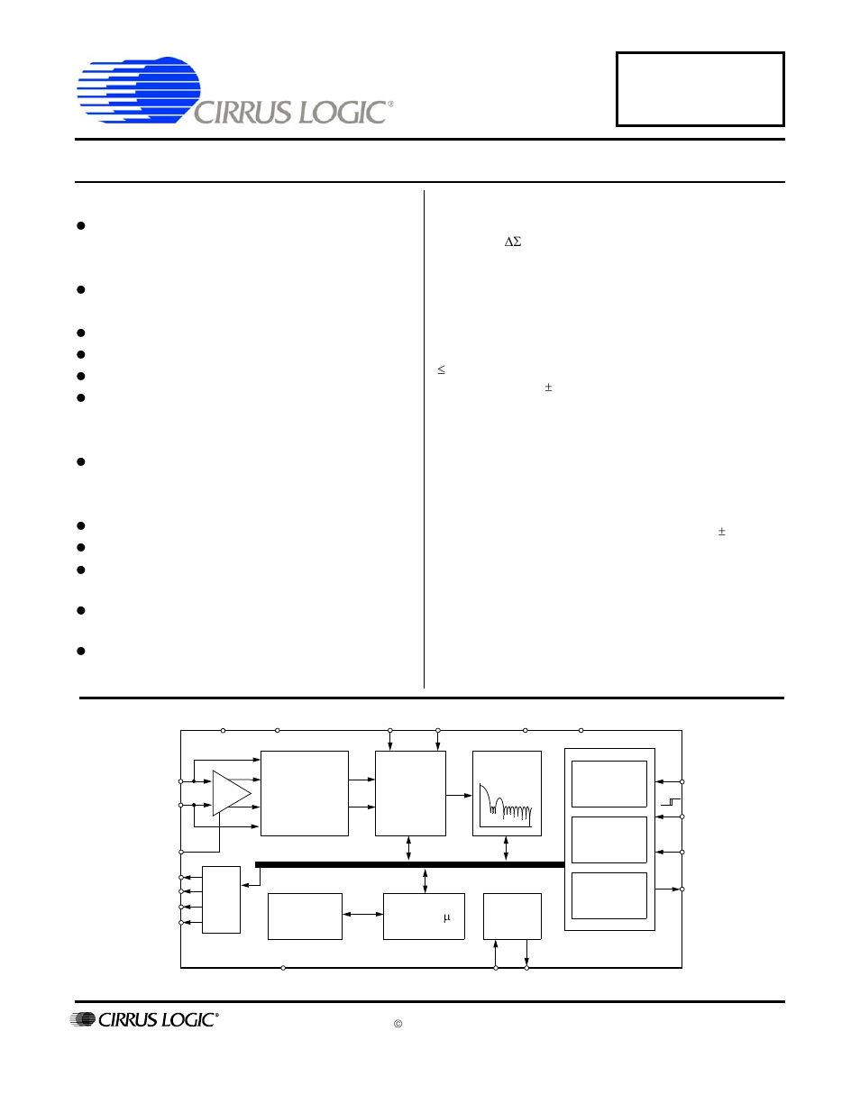 Cirrus Logic CS5526 User Manual | 30 pages