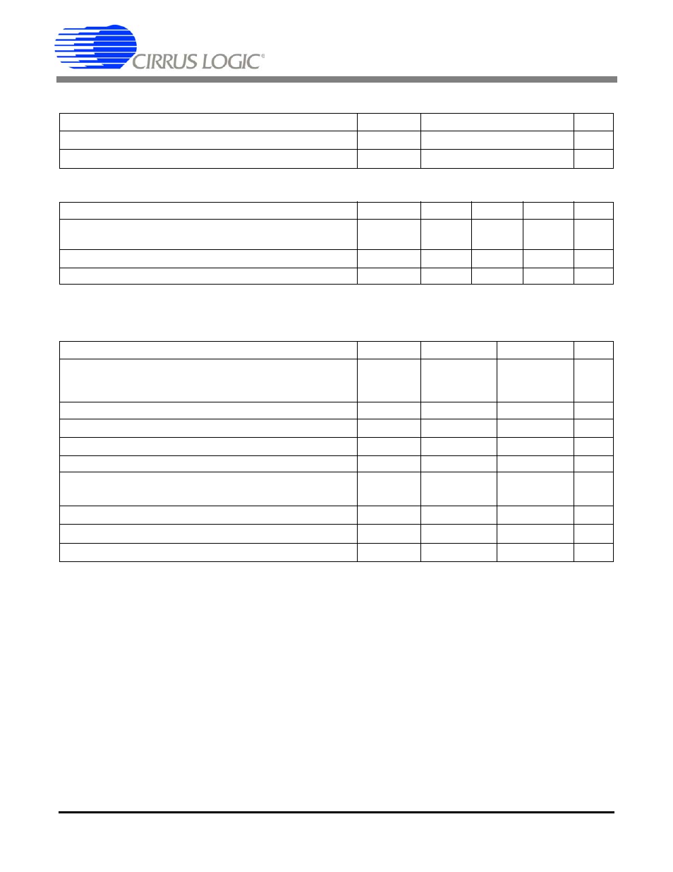 Dynaimic characteristics, Recommended operating conditions, Absolute maximum ratings | Cirrus Logic CS5526 User Manual | Page 5 / 30