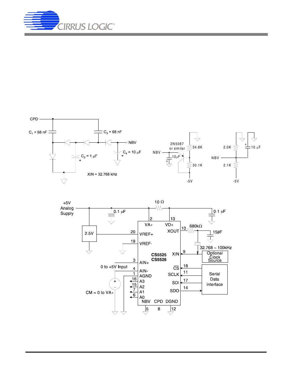 Tive divider as illustrated in figure 3 | Cirrus Logic CS5526 User Manual | Page 9 / 30