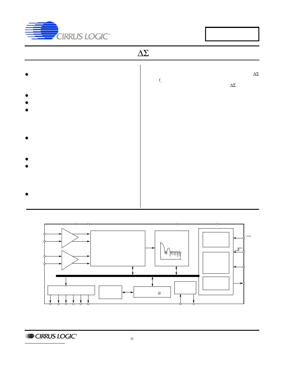 Cirrus Logic CS5529 User Manual | 31 pages