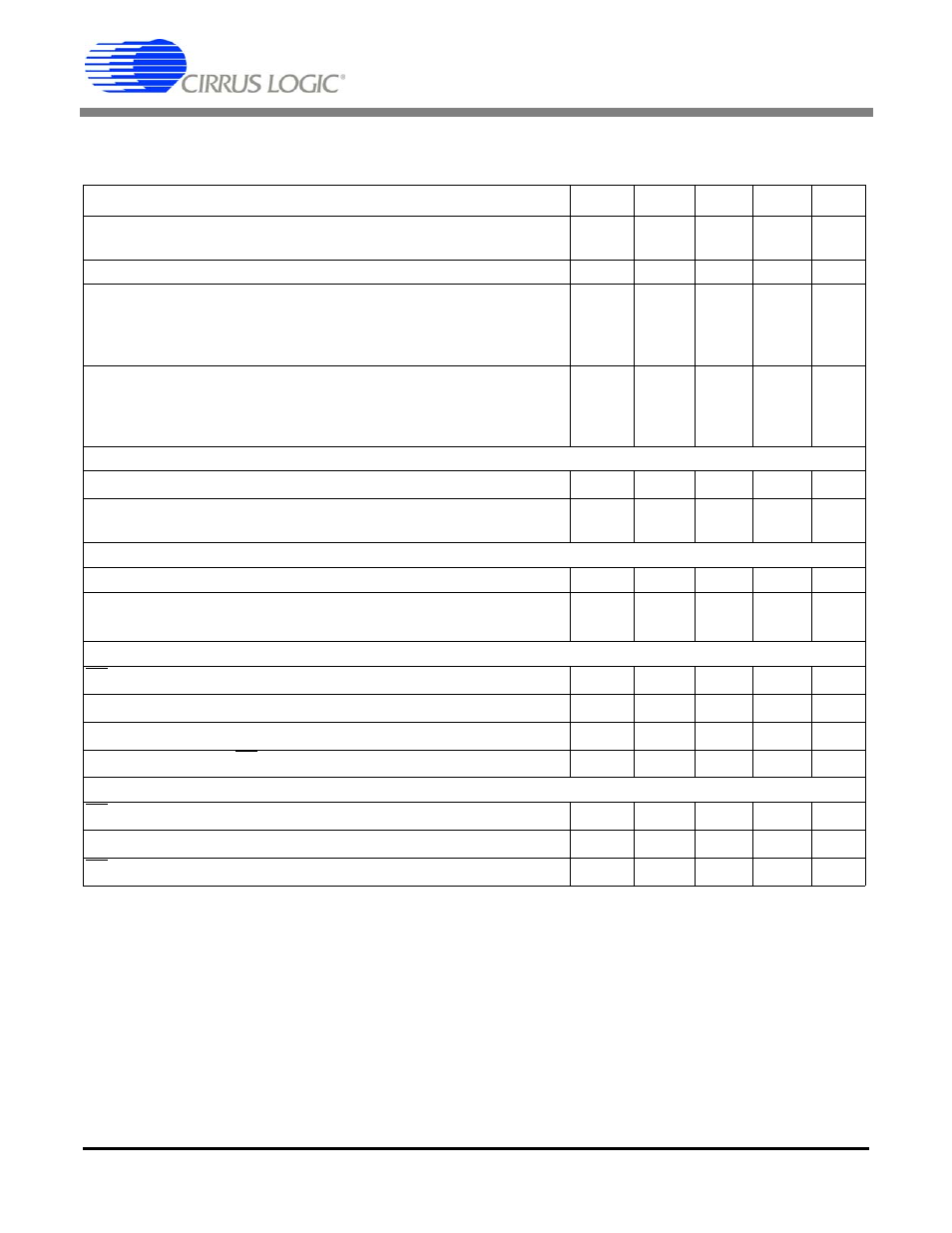 Switching characteristics, Cs5529 | Cirrus Logic CS5529 User Manual | Page 8 / 31