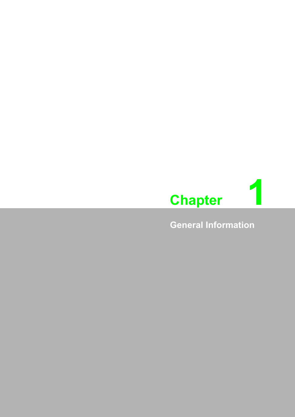 1 general information, Chapter | Advantech FPM-8192V/8232V User Manual | Page 9 / 48