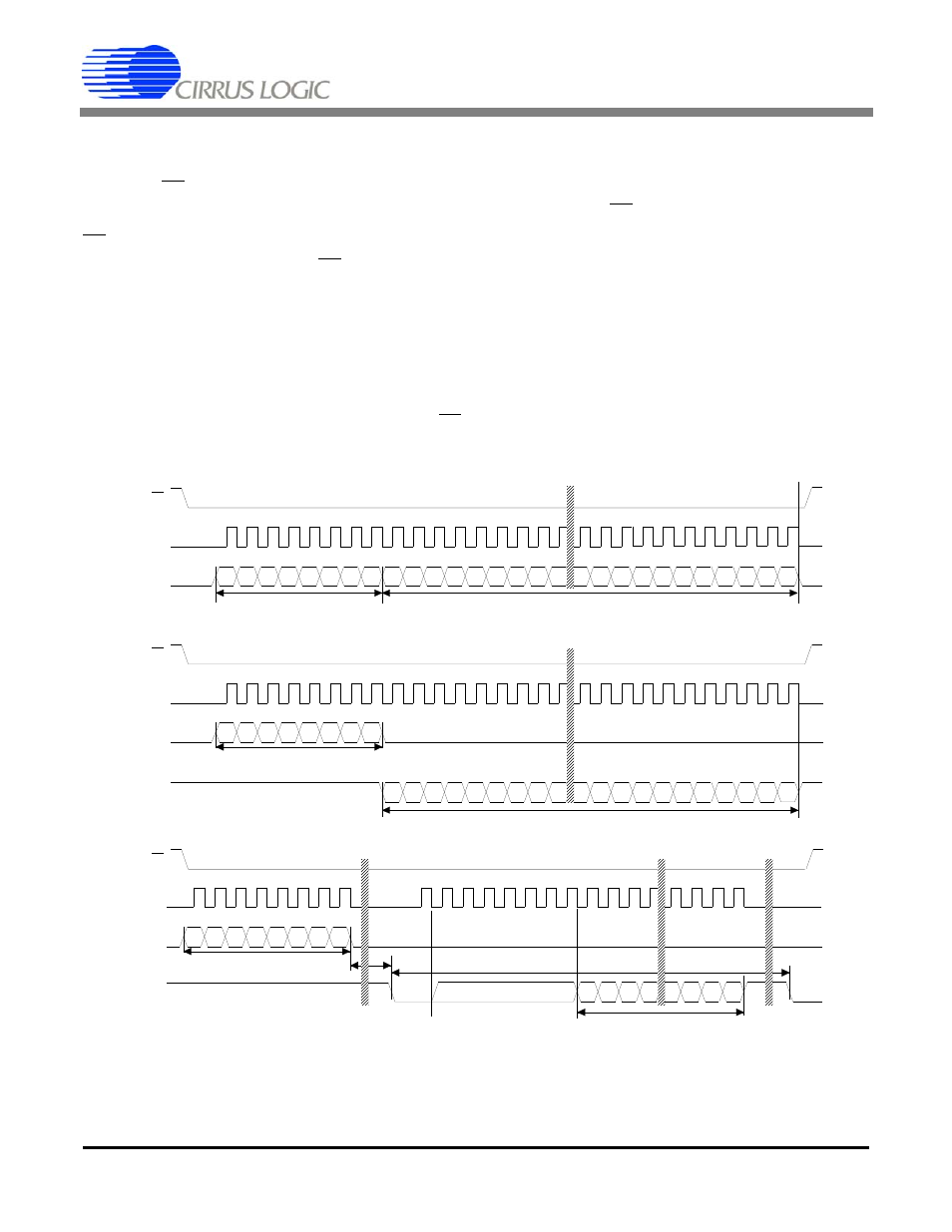 3 serial port interface, Serial port interface, Figure 7. command and data word timing | Cs5530 | Cirrus Logic CS5530 User Manual | Page 16 / 36