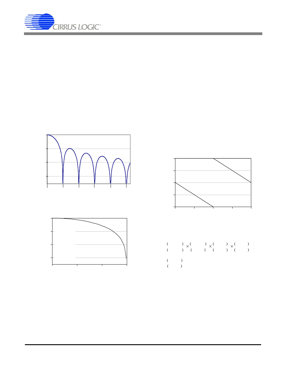 8 digital filter, Digital filter, Cs5530 | Filter followed by a sinc | Cirrus Logic CS5530 User Manual | Page 27 / 36