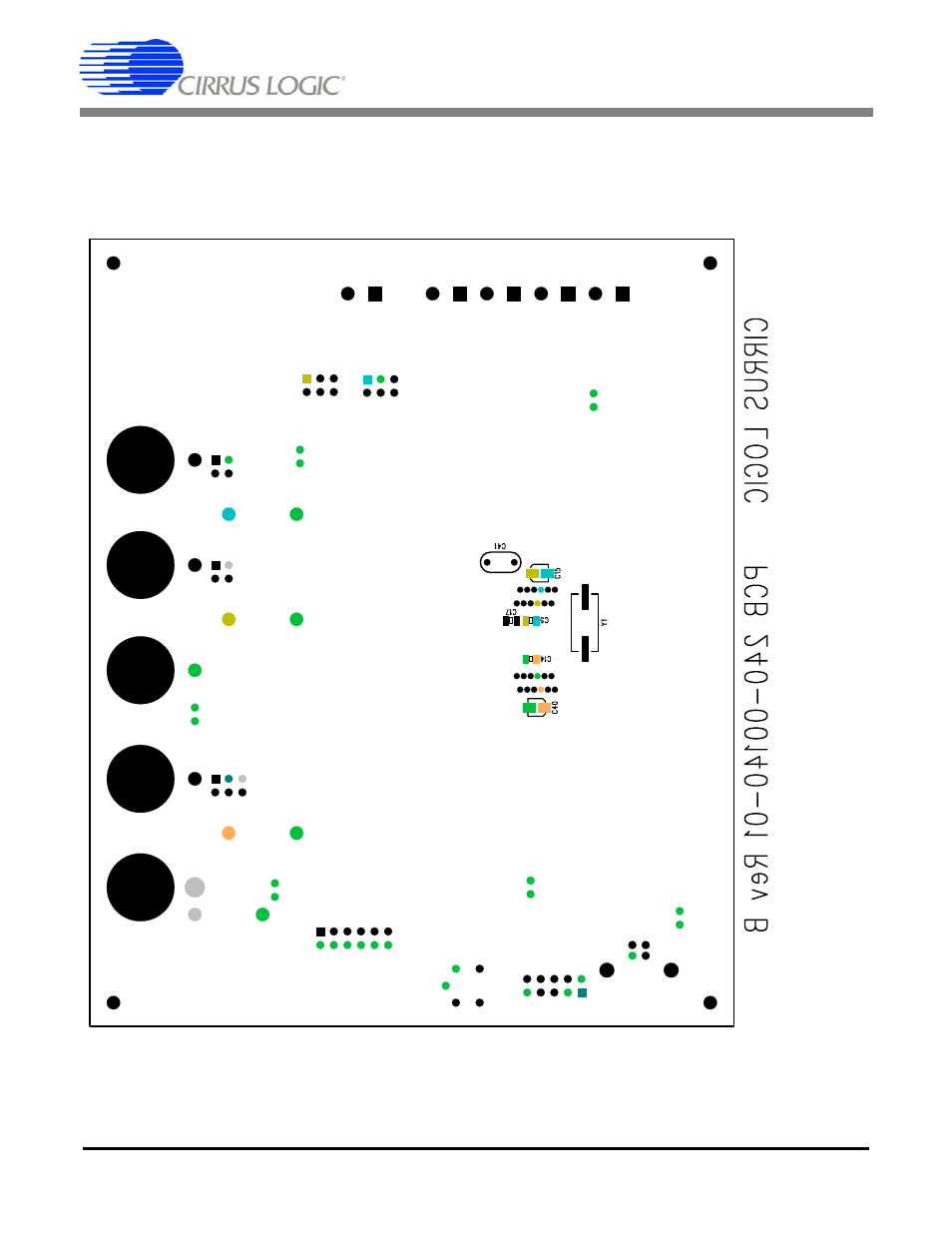 Figure 13. bottom side layout, Cdb5530u | Cirrus Logic CDB5530U User Manual | Page 19 / 20