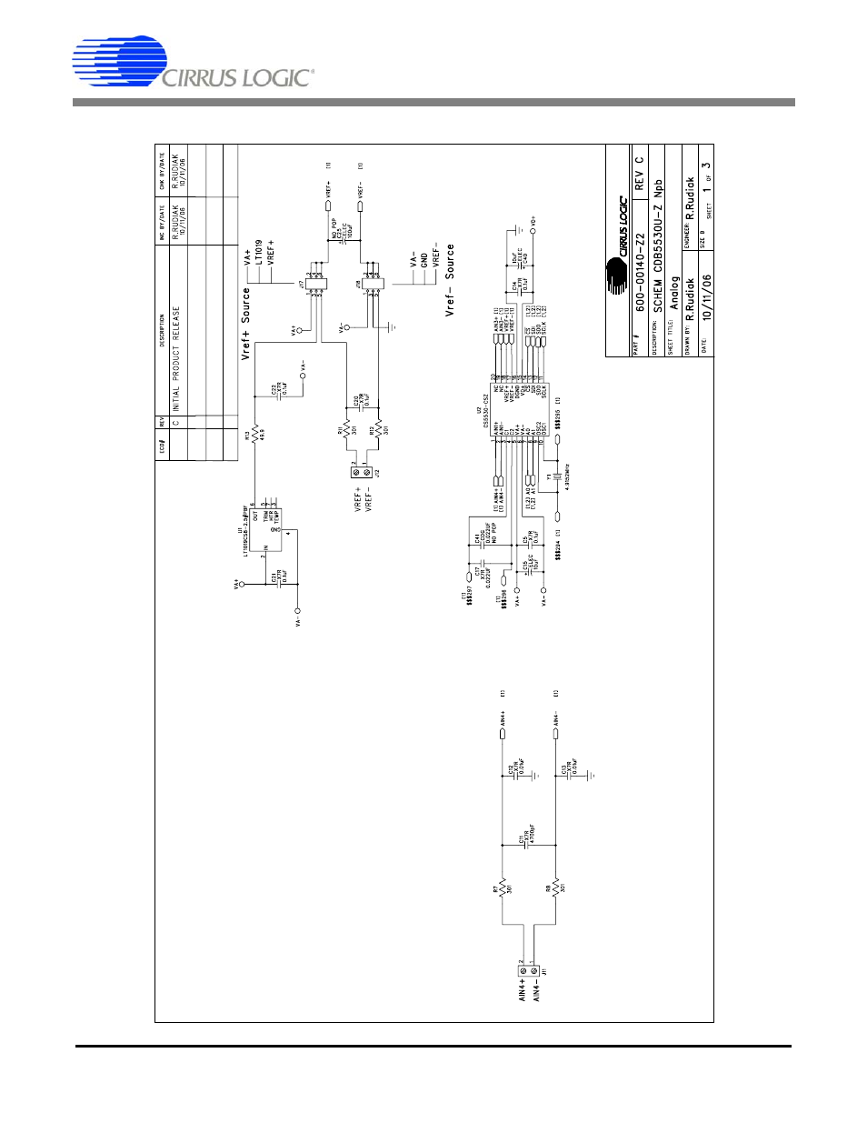 Figure 1. analog section, Cdb5530u | Cirrus Logic CDB5530U User Manual | Page 5 / 20