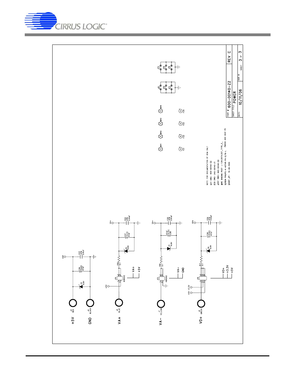 Figure 3. power supply, Cdb5530u | Cirrus Logic CDB5530U User Manual | Page 7 / 20