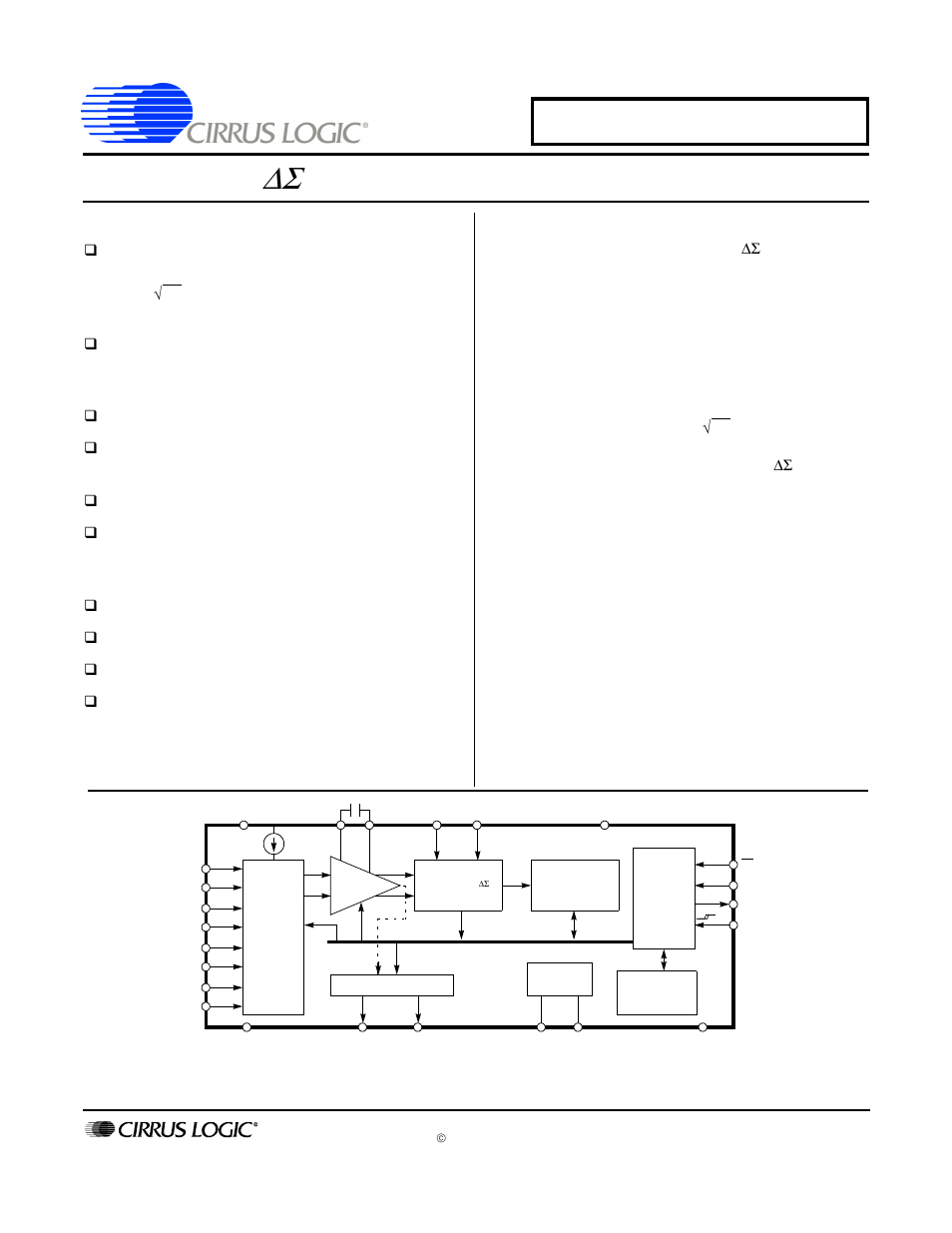 Cirrus Logic CS5534-BS User Manual | 50 pages